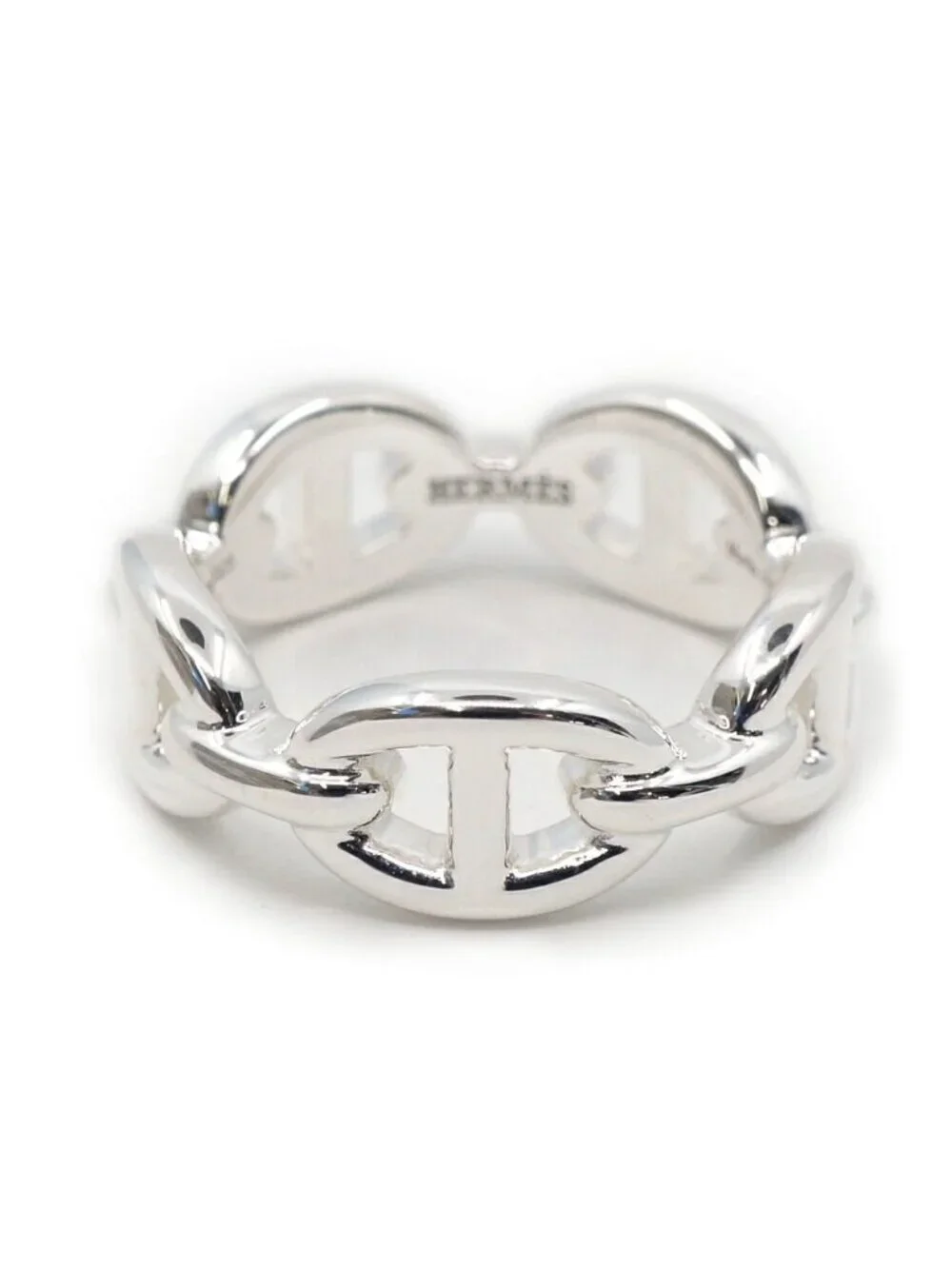 Hermes Chaine D'Ancre Enchainee Enchaine Ring PM 52 Accessory